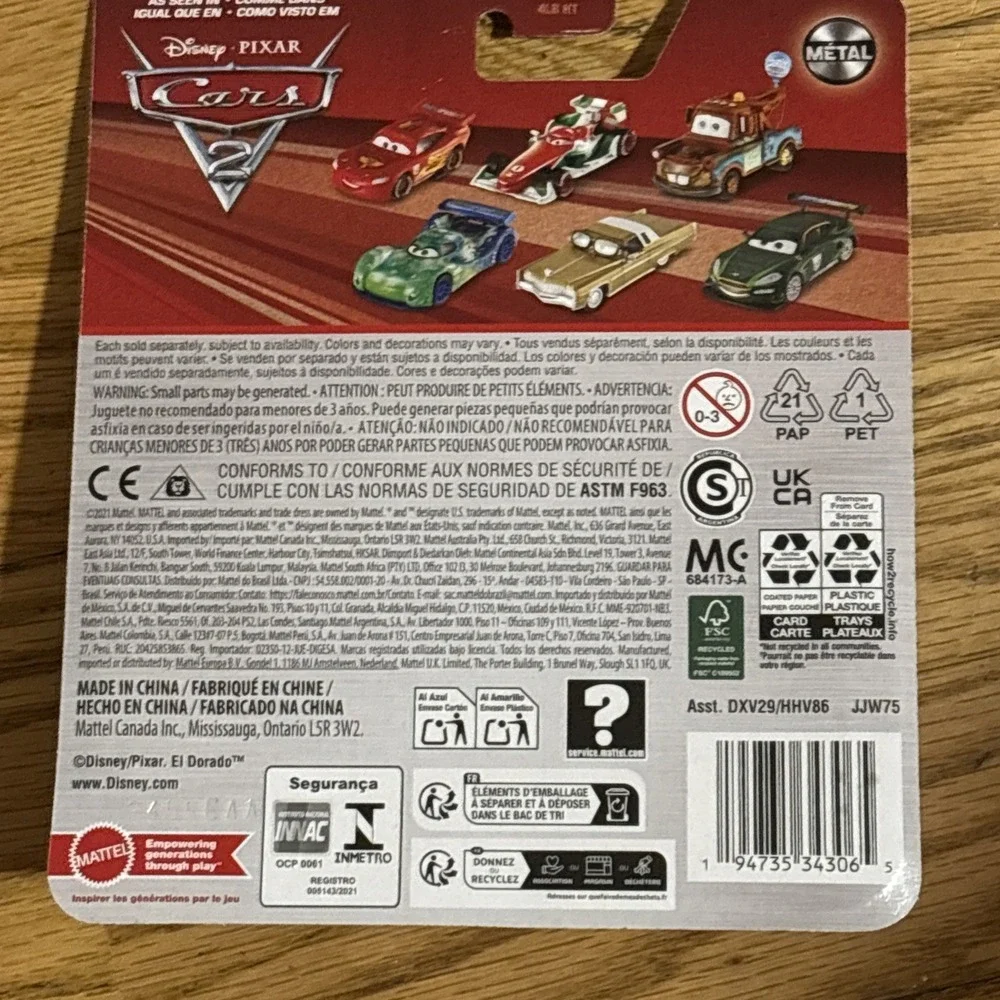 Disney Pixar Cars FLASH NILSSON Die-cast Metal Mattel 2026